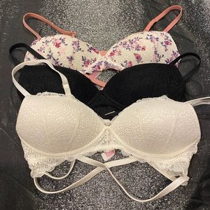Set of Victoria secret pink bras
